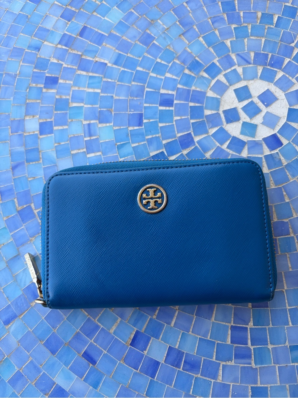 Tory Burch Blue leather wallet